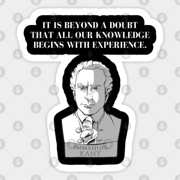 Philosophy quote Sticker by Cleopsys